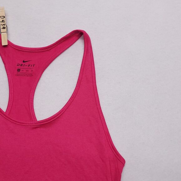 Nike Dri-Fit Athletic Pullover Tank Top Shirt Womens Size Extra Small XS Pink - Picture 5 of 8